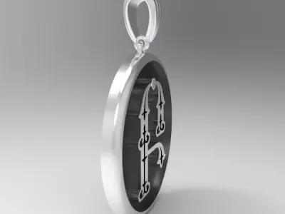 Decorative Letter B 3D print model