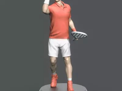 Novak Djokovic 3D Printable 3 3D print model