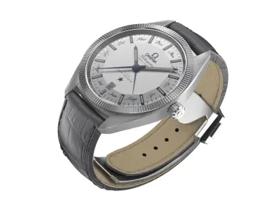 Omega Globemaster Silver 3D model