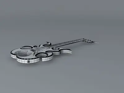 The Scorpion guitar Free 3D model