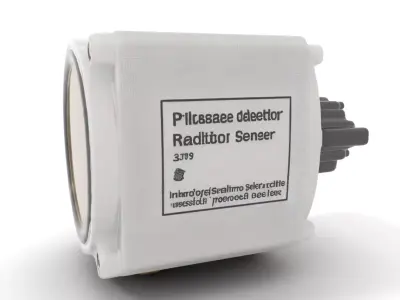 Radiation Sensor Model Pack with Adjustable Features Low-poly 3D model