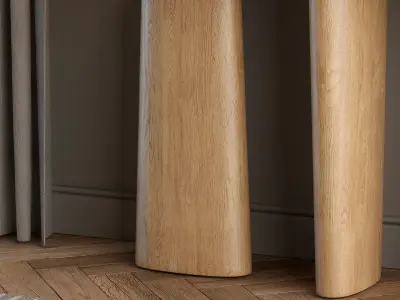 Console table with decor collection