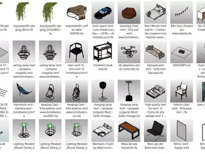 REVIT FAMILIES EXCELLENT QUALITY   Low-poly 3D model