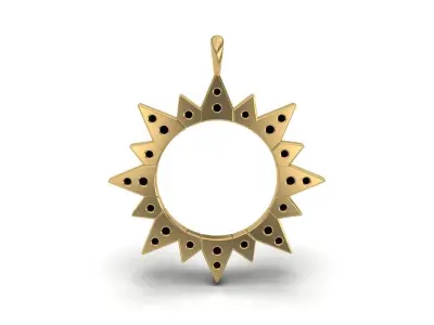 SUN PENDANT 3D print model