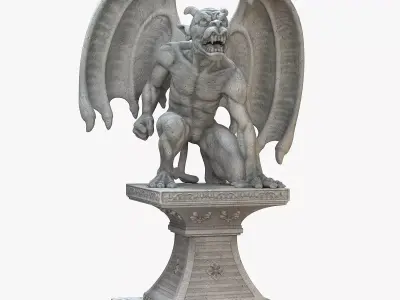 Gargoyle Statue 3D model