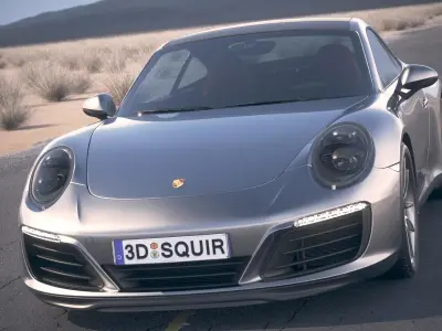 Porsche 911 Carrera Coupe 2017  3D model