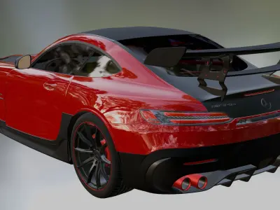 Mercedes-AMG GT Black Series 3D model
