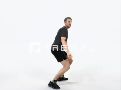 Mistery 08B Football Changing Direction Sports Man Low-poly 3D model