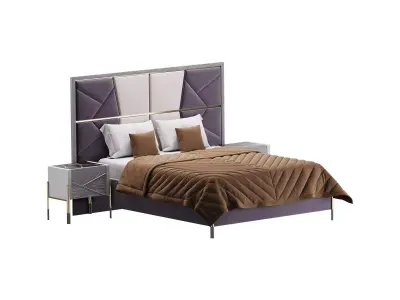 ELITE BEDROOM SET bed 3D model