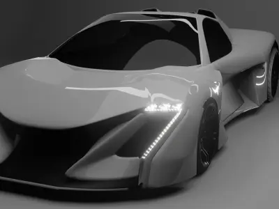 Vaid ultra V Low-poly 3D model