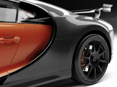 Bugatti Chiron Pur Sport  3D model