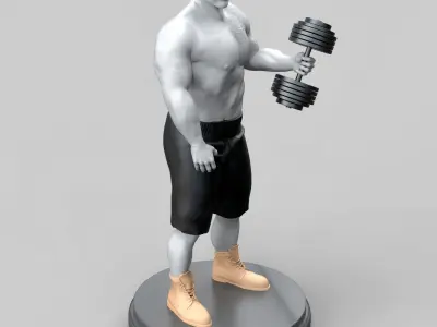  The Rock 3D Printable 3D print model