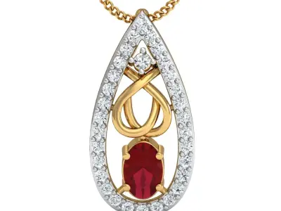 Diamond Locket Set 3D print model 21