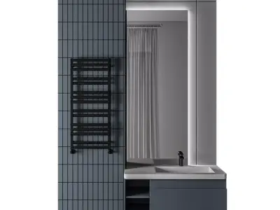 Luxury Bathroom 88 3D model