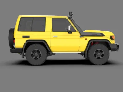 Toyota Land Cruiser J71 2024 3D model