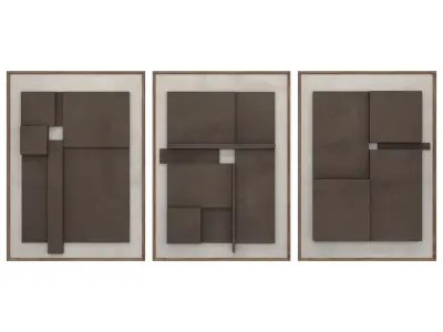 Art frame-set 002 3D model