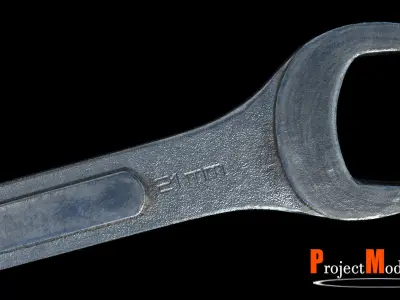 Wrench-Version002 wrench Low-poly 3D model