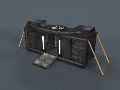 Sci Fi Objects Series - 002  Free low-poly 3D model