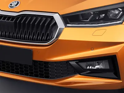 Skoda Fabia 2022 3D model