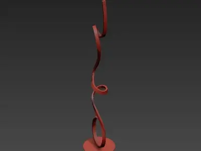 Led Floor Lamp 3D model