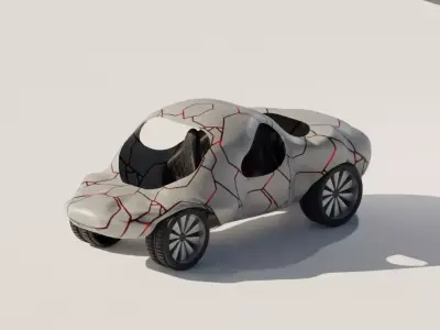 car 7 Low-poly 3D model