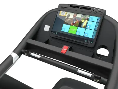 Technogym Excite Run 600 Treadmill  3D model