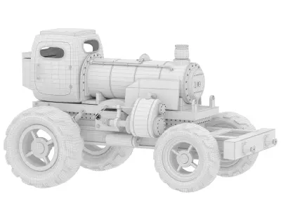 Tracktor toy 3D model