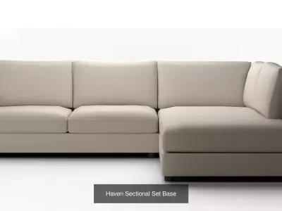 The Modern Living Sectional Series -- Premium Modular Sofa 3D Model Pack