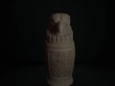 VASOS CANOPOS EGIPTO 3D print model