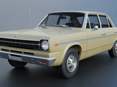 AMC Rambler Four-Door Sedan 1969 3D print model