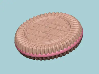 Cookie Mould 09 - Biscuit Silicon Molding 3D print model
