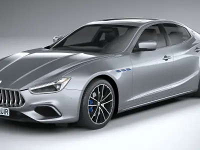 Maserati Ghibli Hybrid 2021 3D model