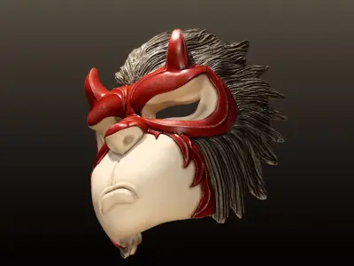 Wearable Hero Simian Monkey Mask 3D print model