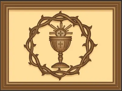 Crown of thorns - CHURCH ALTAR 3D print model