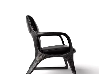 Futuristic Accent Chair Sci-fi Interior 3D model
