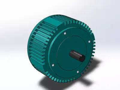 Electric Motor 3D model 12