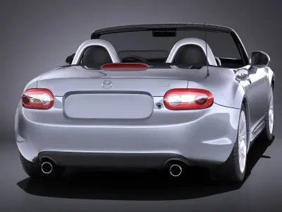 Mazda mx5 2015 VRAY 3D model