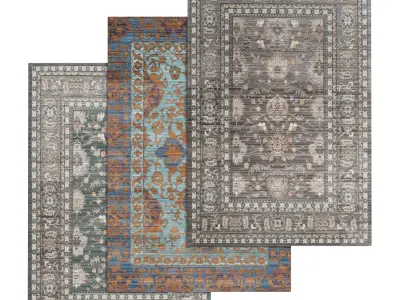 Rug Set 480 3D model