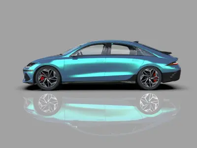 Hyundai Ioniq 6 2023 Organizing 3D model