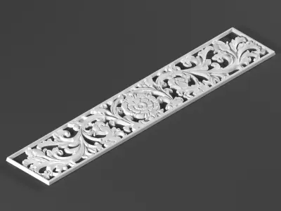 5 ornamental classic decoration 3d model kitbash vol 37 3D model