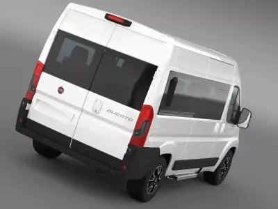 Fiat Ducato Panorama 2017 3D model