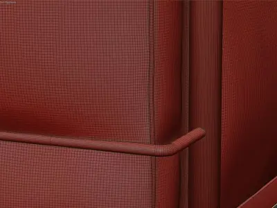 Le Corbusier LC3 chair Free low-poly 3D model