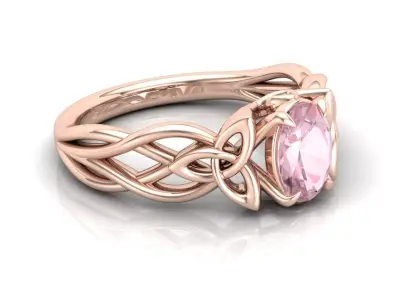 Celtic ring 3 3D print model