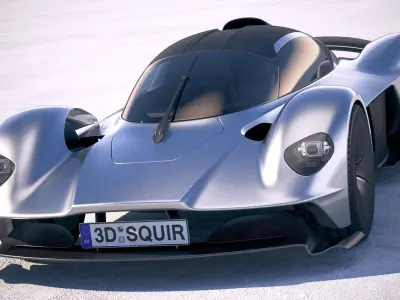 Aston Martin Valkyrie 2018 3D model