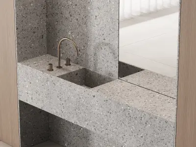 186 bathroom furniture 02 elegant minimal luxury 01 3D model