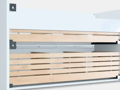 GODMORGON Wash-stand with 2 drawers 2 Low-poly 3D model