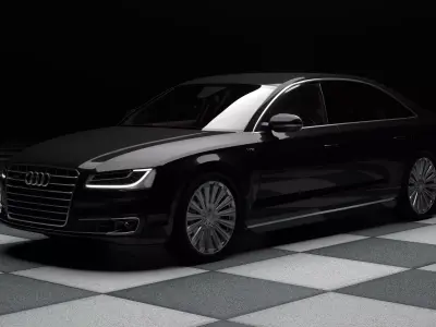 Audi A8L W12 3D model