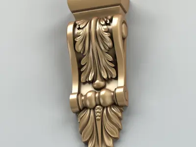 Corbel 001 3D model