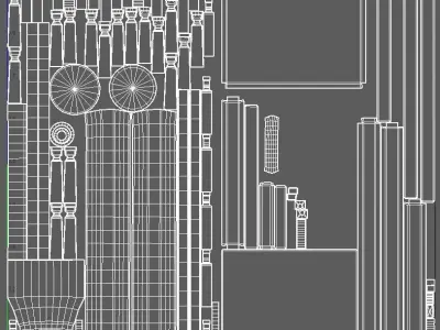 Carriage - 01 Low-poly 3D model