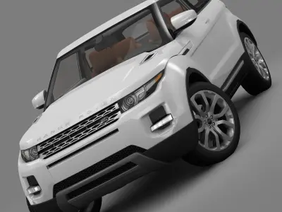 Range Rover Evoque Coupe 2011 3D model